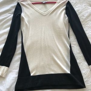 Black and white sweater